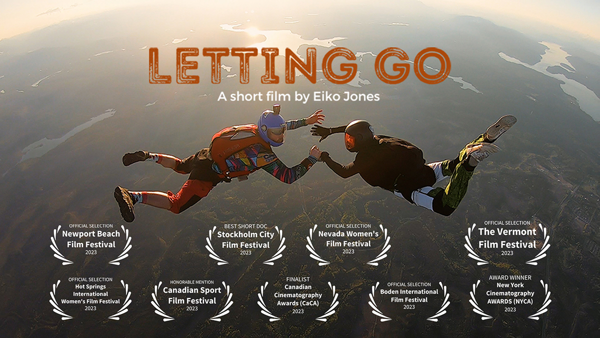 Letting go, skydiving film